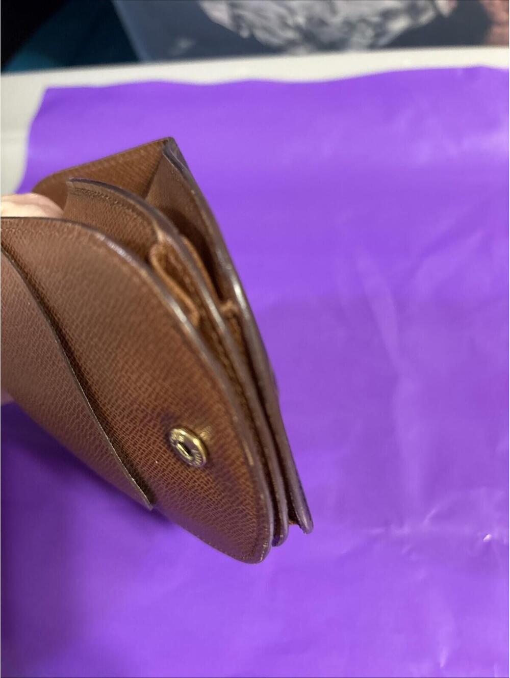 Auth Louis Vuitton Monogram Porte Monnaie Gousset Coin Purse Wallet M61970 PVC - Picture 12 of 16